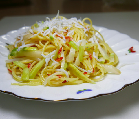 ザーサイのパスタ