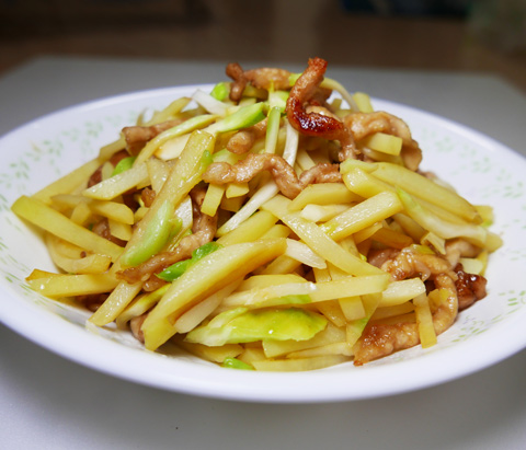 ザーサイ・じゃがいもの炒めもの