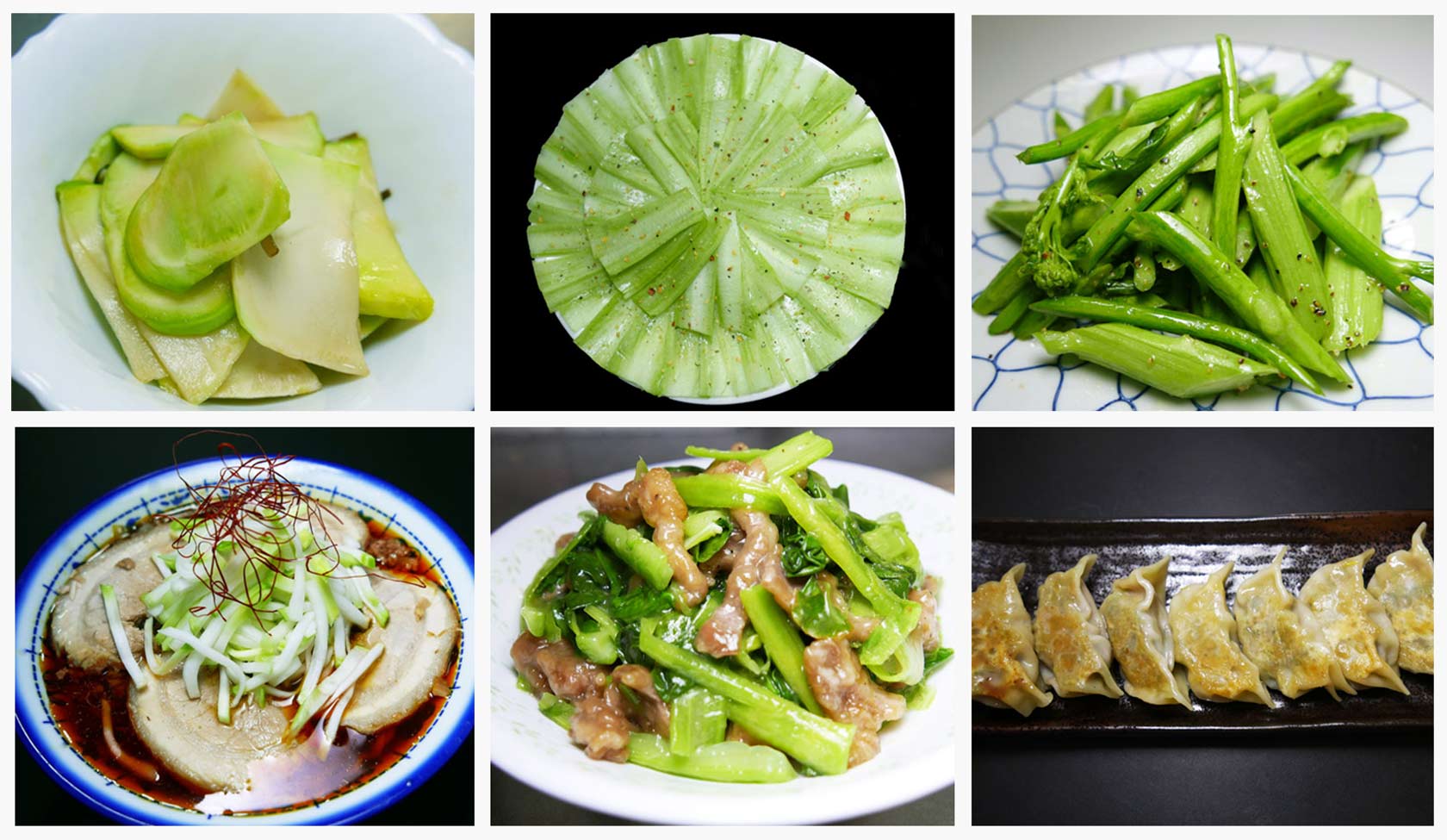 ザーサイを収穫する中西さん